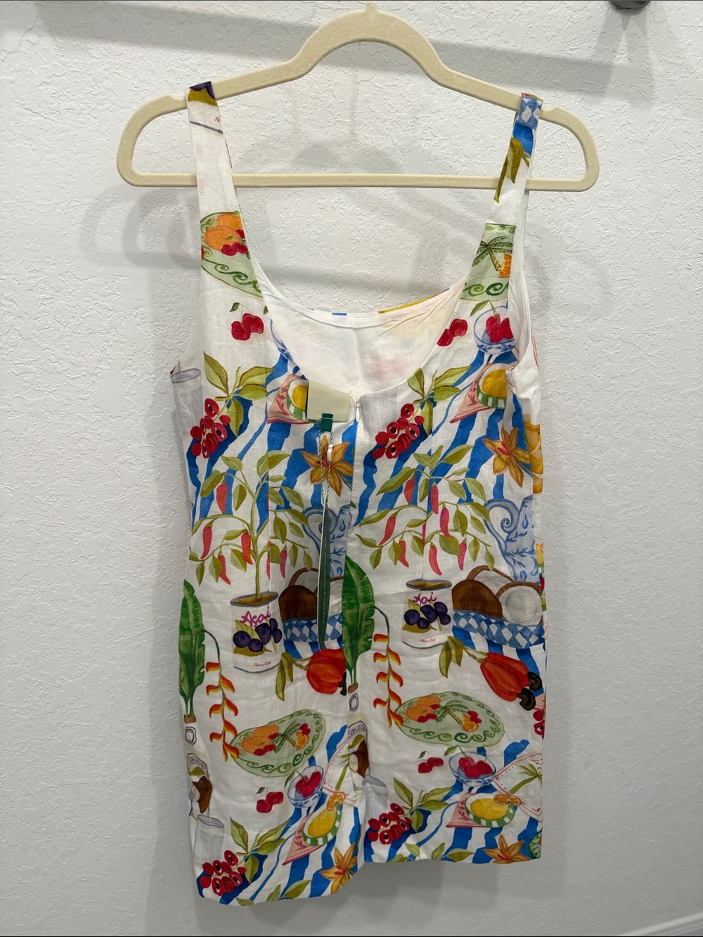 Farm Rio Printed Linen Mini Dress - Picture 8 of 8